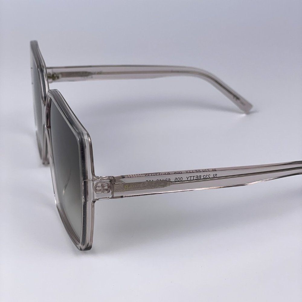 NEW Saint Laurent SL232 BETTY 005 Nude Beige Gradient Sunglasses - Picture 5 of 15
